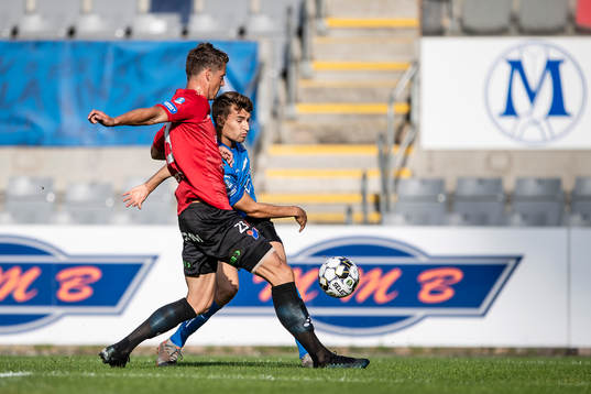 Trelleborgs Fredrik Liverstam och Halmstads Rasmus