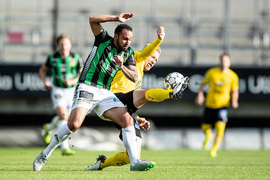 Jönköpings Sebastian Crona och GAIS Richard Yarsuvat
