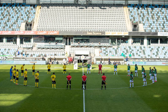 GAIS och Jönköpings spelare