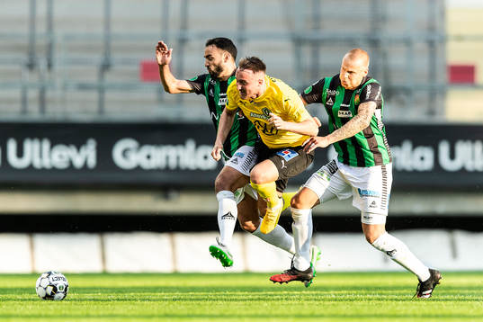 GAIS Richard Yarsuvat och Jesper Brandt mot Jönköpings