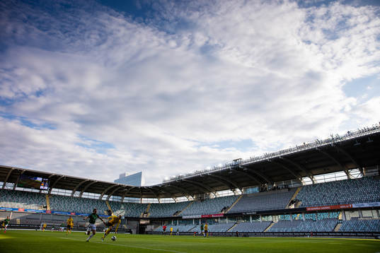 Tomma läktare på Gamla Ullevi