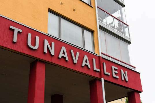 Exteriör av Tunavallen