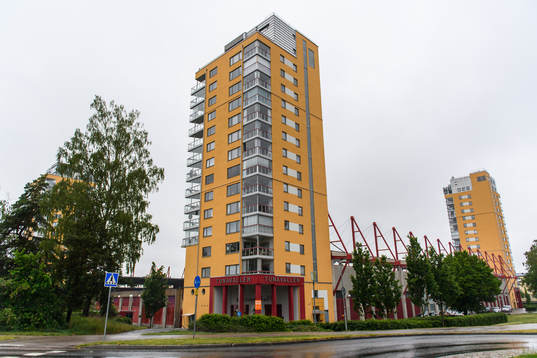Exteriör av Tunavallen