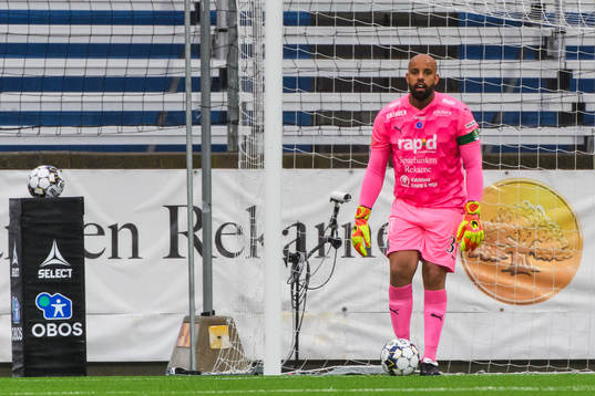AFC Eskilstunas målvakt Joshua Wicks
