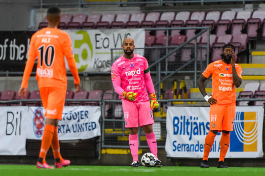 AFC Eskilstunas målvakt Joshua Wicks