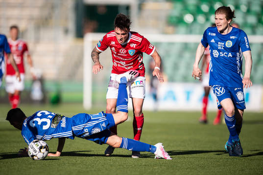 Sundsvalls Albin Palmlöv och Umeås Deniz Yaldir