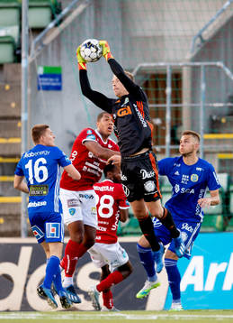 Sundsvalls målvakt Andreas Andersson, Johan Andersson,