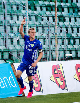 Sundsvalls Pontus Engblom jublar
