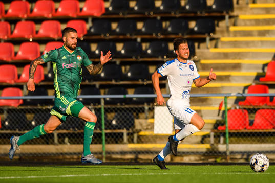 Dalkurds Oscar Danielsson och Akropolis Nicklas Lindqvist
