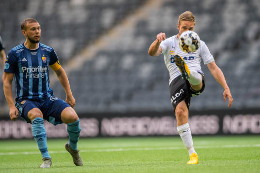 Djurgårdens Jesper Karlström och Örebros Johan