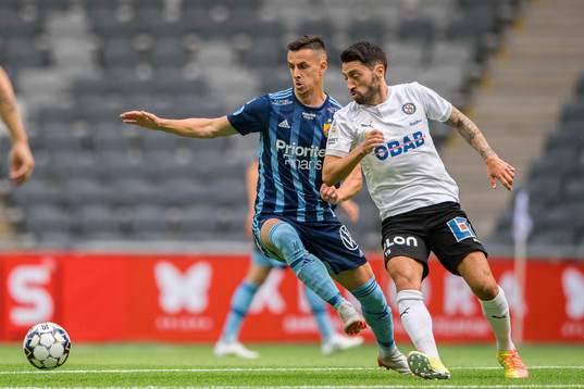 Djurgårdens Haris Radetinac och Örebros Nahir Besara