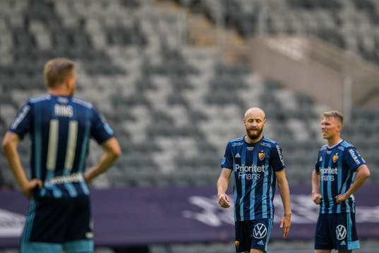 Djurgårdens Curtis Edwards deppar