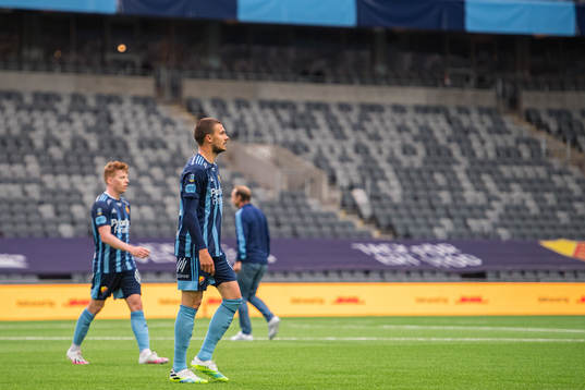 Djurgårdens Erik Berg deppar