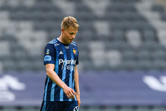 Djurgårdens Elliot Käck deppar