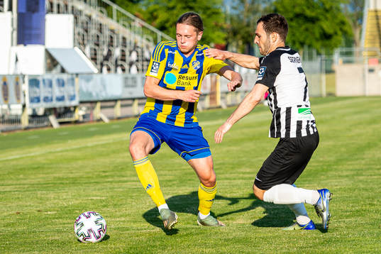 Eskilsminnes Jesper Lundborg och Landskronas Alexander Tkacz