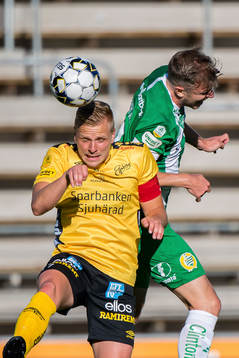 Elfsborgs Per Frick och Hammarbys Richard Magyar