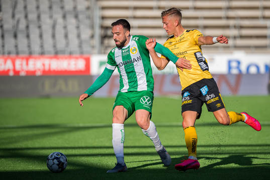 Hammarbys Abdul Khalili och Elfsborgs Jesper Karlsson