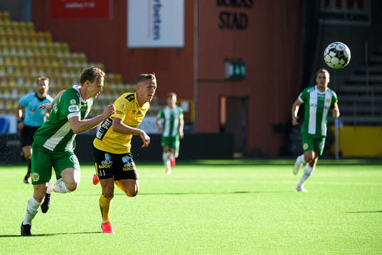 Hammarbys Tim Söderström och Elfsborgs Jesper Karlsson
