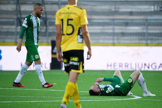 Hammarbys Dennis Widgren deppar