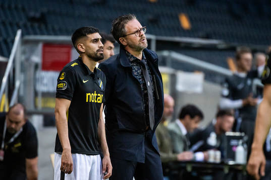 s Stefan Silva och tränare Rikard Norling