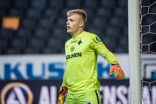 IFK Norrköpings målvakt Isak Pettersson