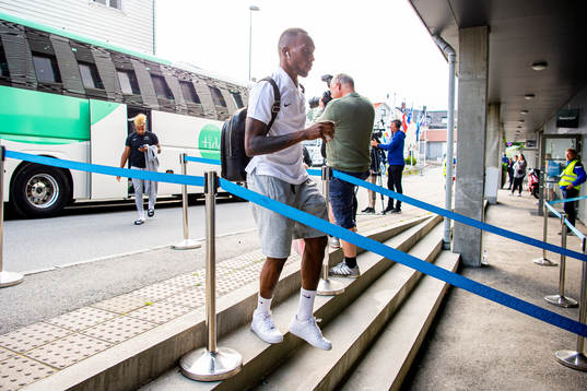 Daouda Bamba of Brann arrives