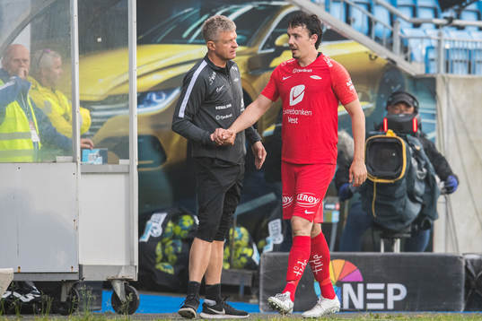 Lars Arne Nilsen, head coach of Brann and Vegard Forren