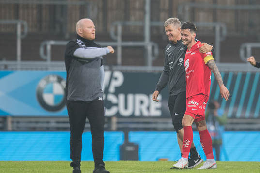 Lars Arne Nilsen, head coach and Daniel Alexander Pedersen