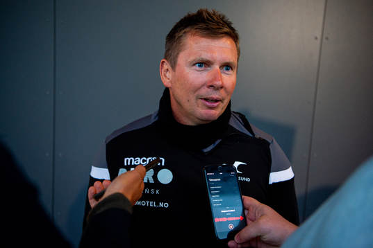 Jostein Grindhaug, head coach of Haugesund