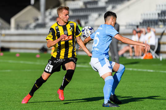 Häckens Jasse Tuominen och Malmö FFs Anel Ahmedhodzic