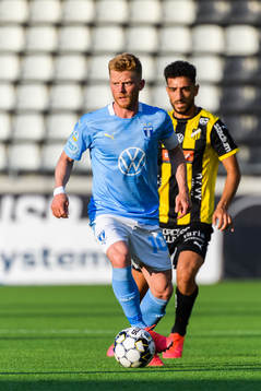 Malmö FFs Anders Christiansen och Häckens Daleho Irandust