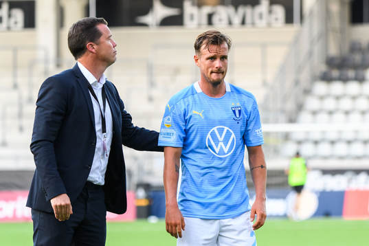 Sportchef Daniel Andersson och Eric Larsson deppar