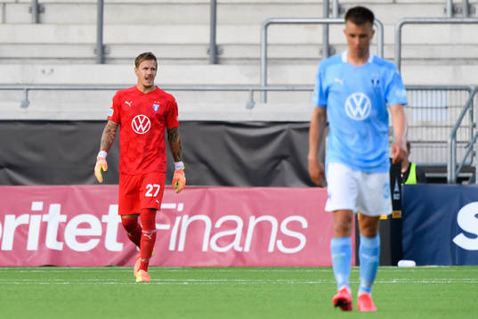Malmö FFs målvakt Johan Dahlin