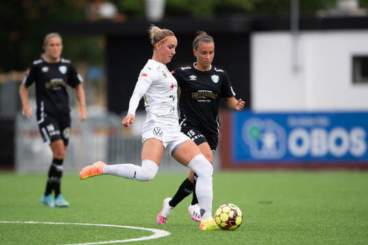 Rosengårds Sanne Troelsgaard och Göteborgs Julia Zigiotti