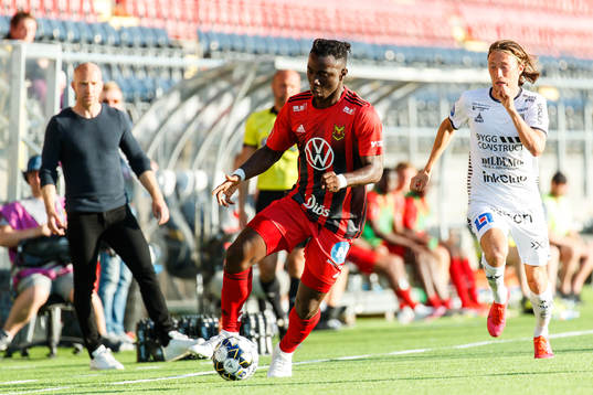 Östersunds Jordan Attah Kadiri och Sirius Axel Björnström