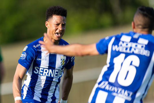 IFK Göteborgs Tobias Sana jublar