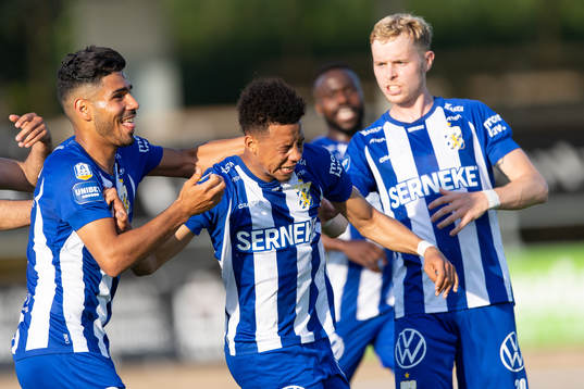 IFK Göteborgs Tobias Sana jublar