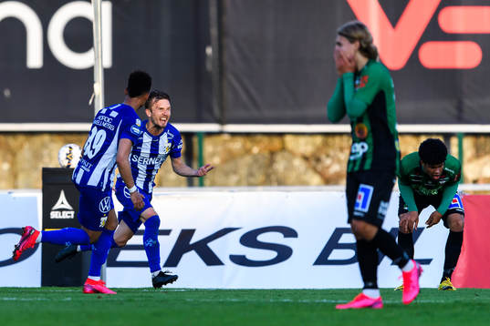 IFK Göteborgs Patrik Karlsson Lagemyr jublar