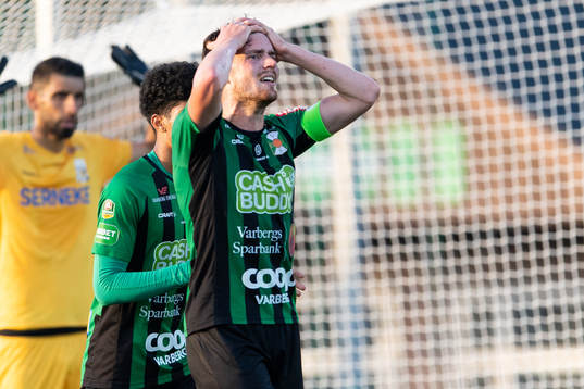 Varbergs Robin Tranberg deppar