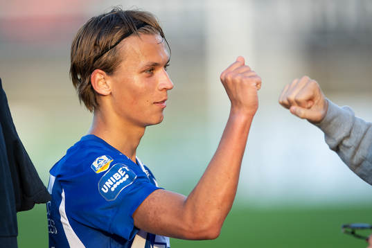 IFK Göteborgs Noah Alexandersson jublar