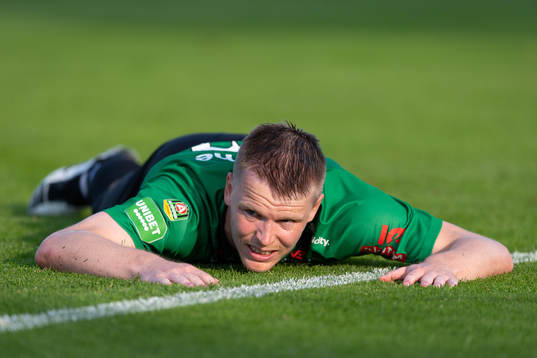 Varbergs Anton Liljenbäck deppar