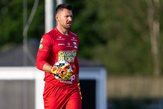 Varbergs målvakt Stojan Lukic
