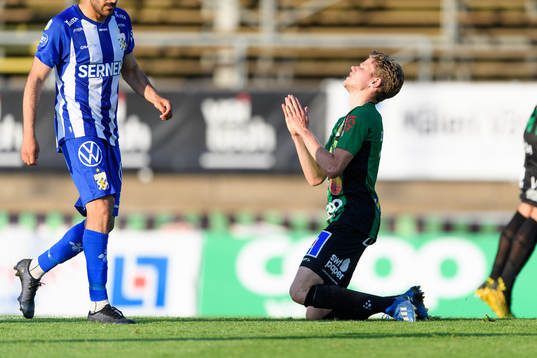 Varbergs Gustav Norlin deppar