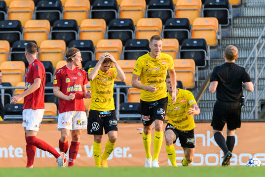 Mjällbys Joel Nilsson deppar