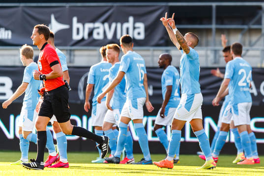 Malmö FFs Guillermo Molins jublar