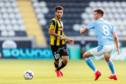 Häckens Daleho Irandust och Malmö FFs Arnór Traustason