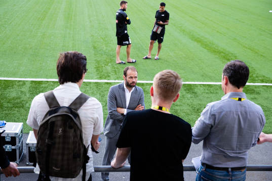 Häckens tränare Andreas Alm
