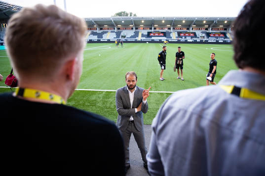 Häckens tränare Andreas Alm