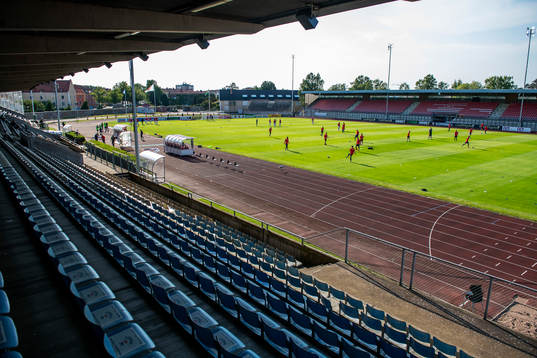 Vy över Fredriksskans IP