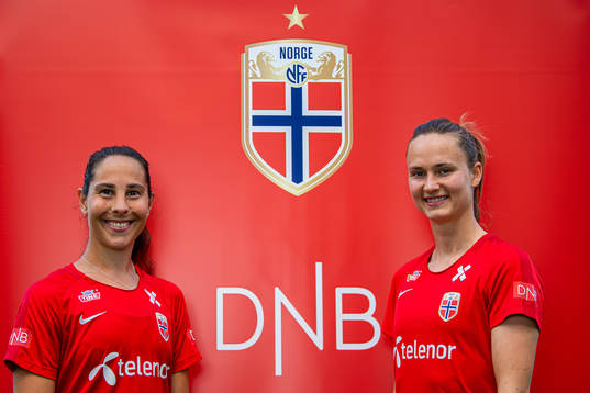 Ingrid Moe Wold and Caroline Graham Hansen of the Norwegian